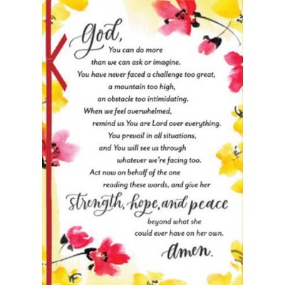 Card Thinking of You God Can Do More
