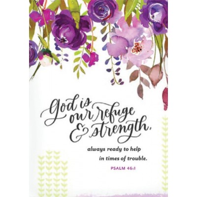 Card Thinking Of You God is Our Refuge