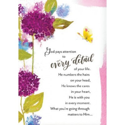 Card Praying For You - God Pays Attention