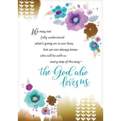 Card Praying For You - The God who Loves