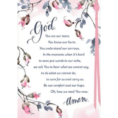 Card Praying For You - You See Our Tears