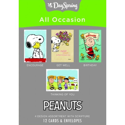Boxed CardsAll Occasion Peanuts Theme