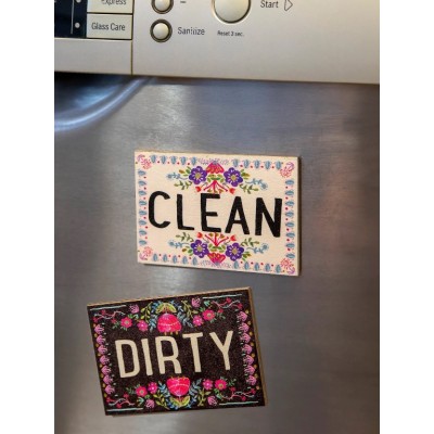 Dishwasher Magnet Floral
