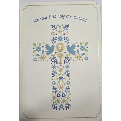 Card Communion Boy