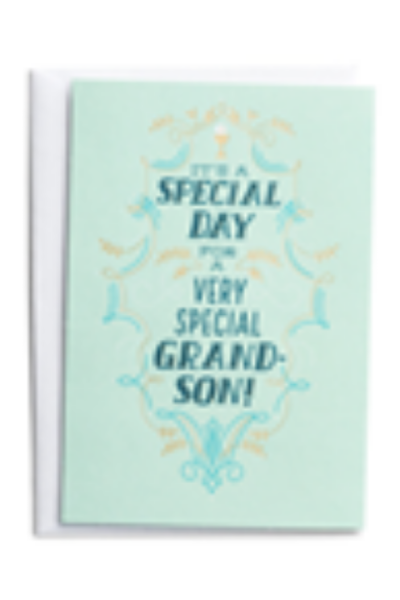 Card Communion Grandson