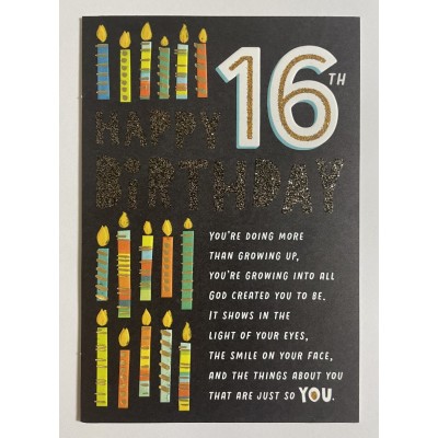 Card - Birthday 16th