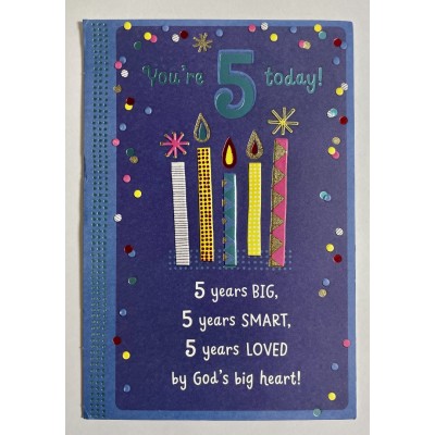 Card - 5th Birthday Child