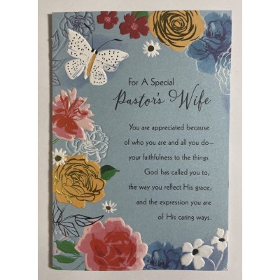 Card - Birthday Pastor's Wife