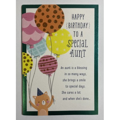 Card - Birthday Aunt