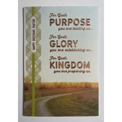 Card - Birthday Pastor