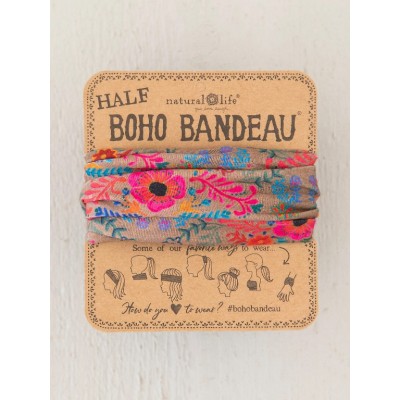 Boho Bandeau Half Rustic Daisy