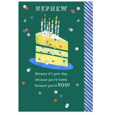 Card Birthday Relative Nephew Adult