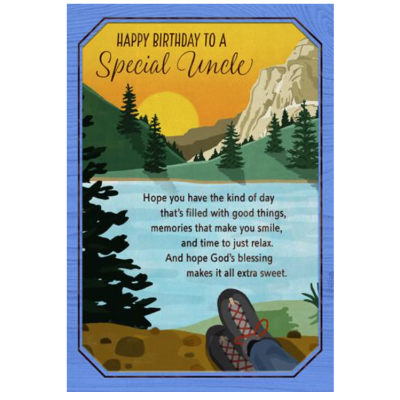 Card Birthday Relative Uncle