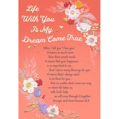 Card Wedding Spouse Wife
