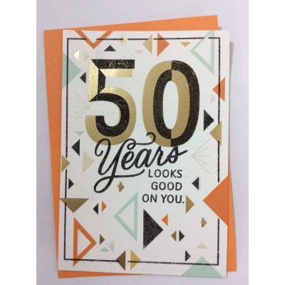 Card Birthday 50th