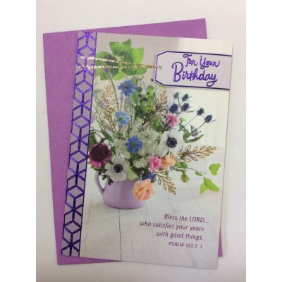 Card Birthday-Feminine