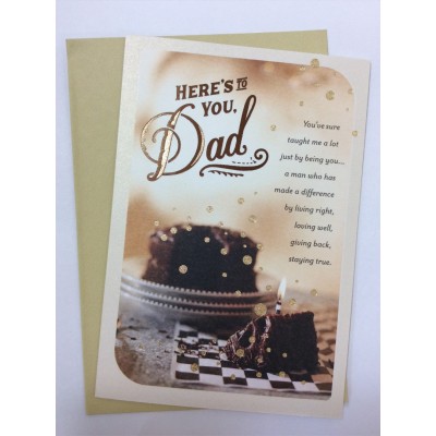 Card Relative Birthday  Dad