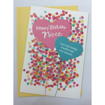 Card - Birthday Relative  Niece Adult