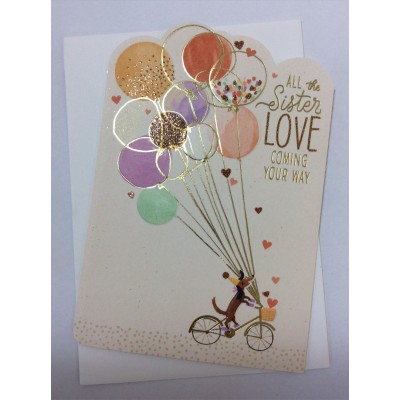 Card Relative Birthday Sister