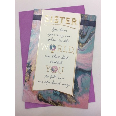 Card Relative Birthday Sister