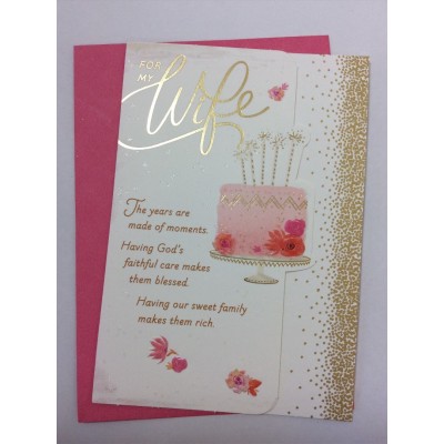 Card Relative Birthday Wife