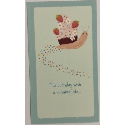 Card Birthday belated