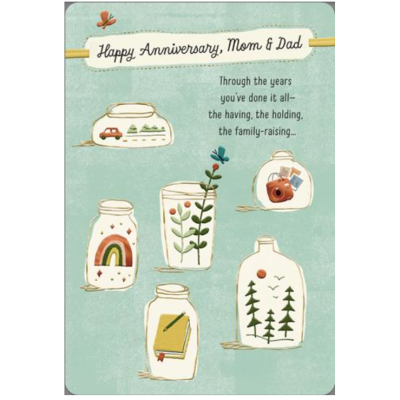 Card Parents Anniversary
