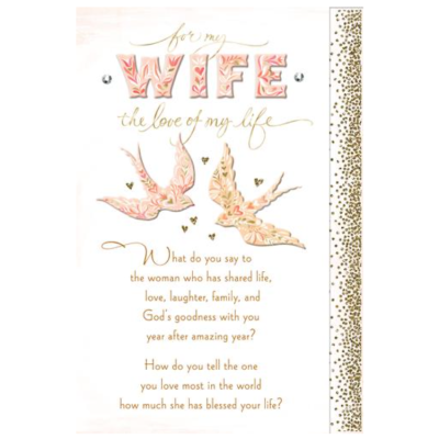 Card Anniversary Wife