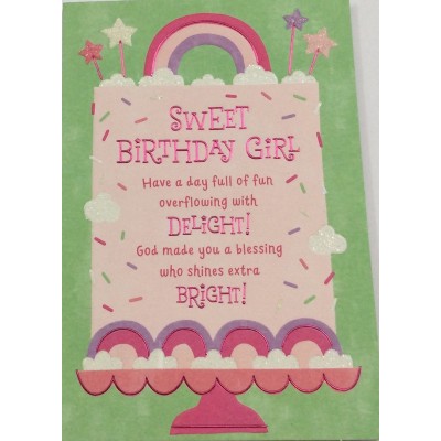 Card Birthday Child Girl