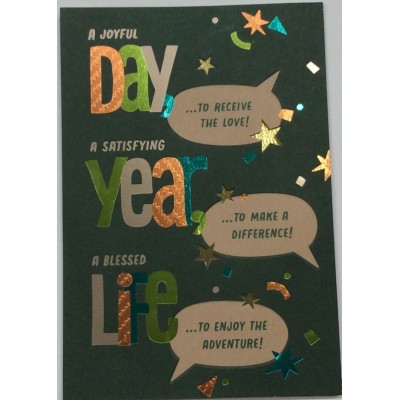 Card For Him Birthday