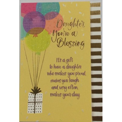 Card Relative Birthday Daughter Adult