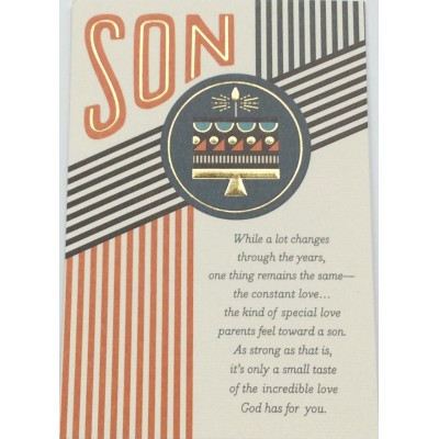 Card Relative Birthday Son Adult