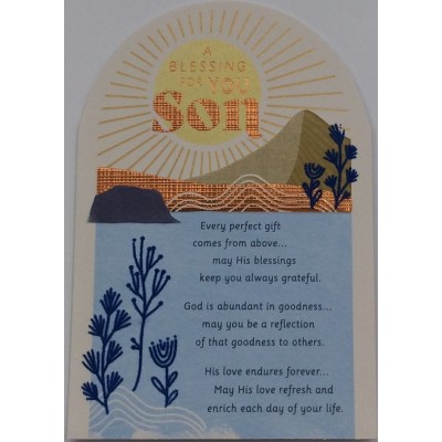Card Relative Birthday Son Adult