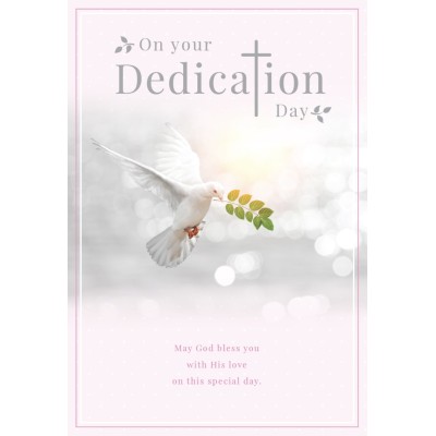 Card Dedication Female - Dove