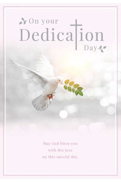 Card Dedication Female - Dove