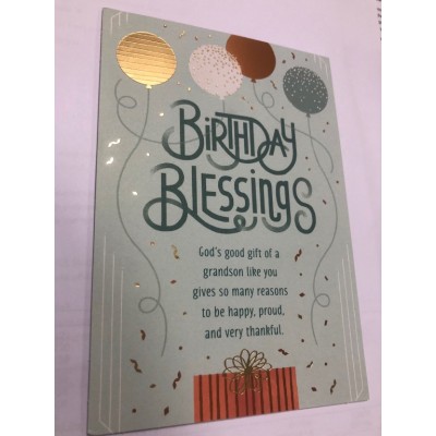 Card Birthday Grandson