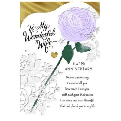 Card Anniversary Wife