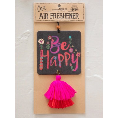 Air Freshener Black Be Happy