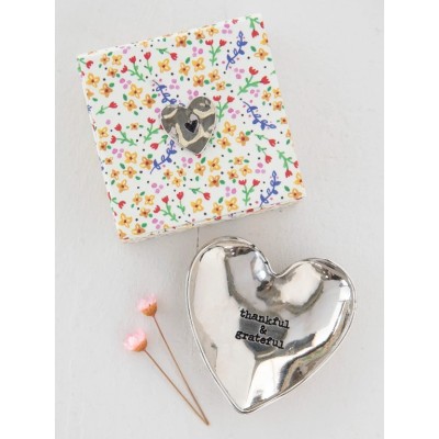 Silver Little Love Bowl Thankful