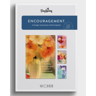 Boxed Cards Encouragement Floral