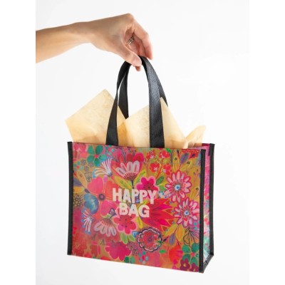 Happy Bag Medium Olive Floral