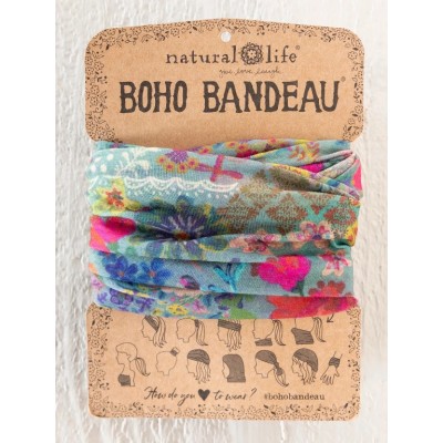 Boho Bandeau Garden Patchwork Dusty