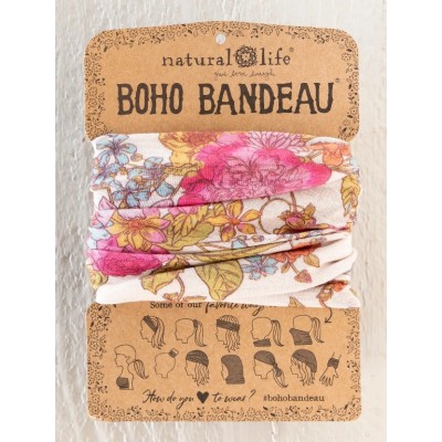 Boho Bandeau Ivory English Garden