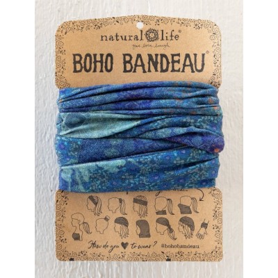 Boho Bandeau Navy Patchwork