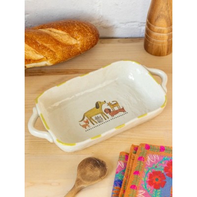 Stoneware Mini Baking Dish Pets