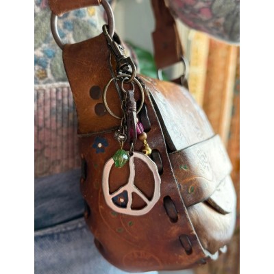 Icon Keychain & Bag Charm Peace Sign