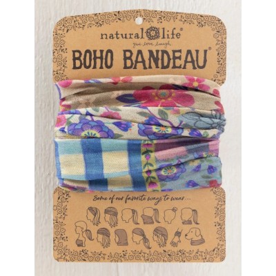 Boho Bandeau Gingham Floral Patchwork