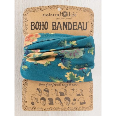 Boho Bandeau Teal Orange Cluster