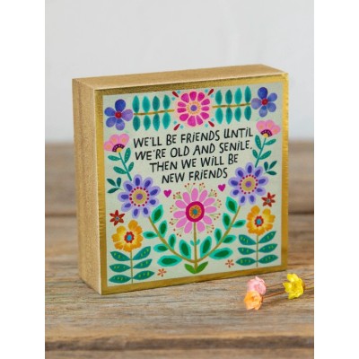 Tiny Block Keepsake New Friends