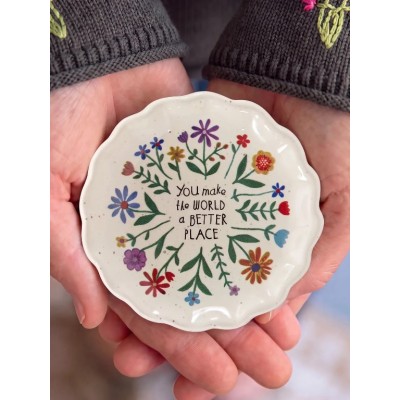 Trinket Dish Scalloped Edge You Make